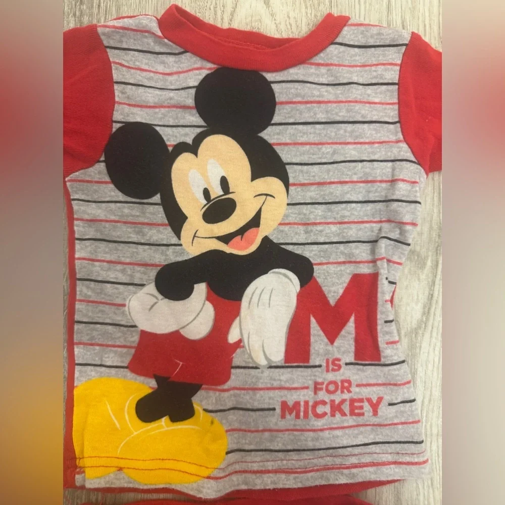 Disney Mickey Mouse Red Kids Pajamas